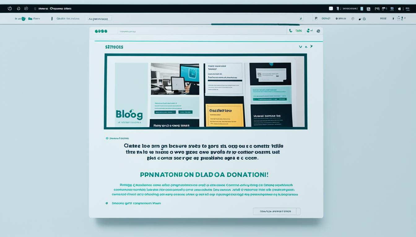 Blog donation button setup