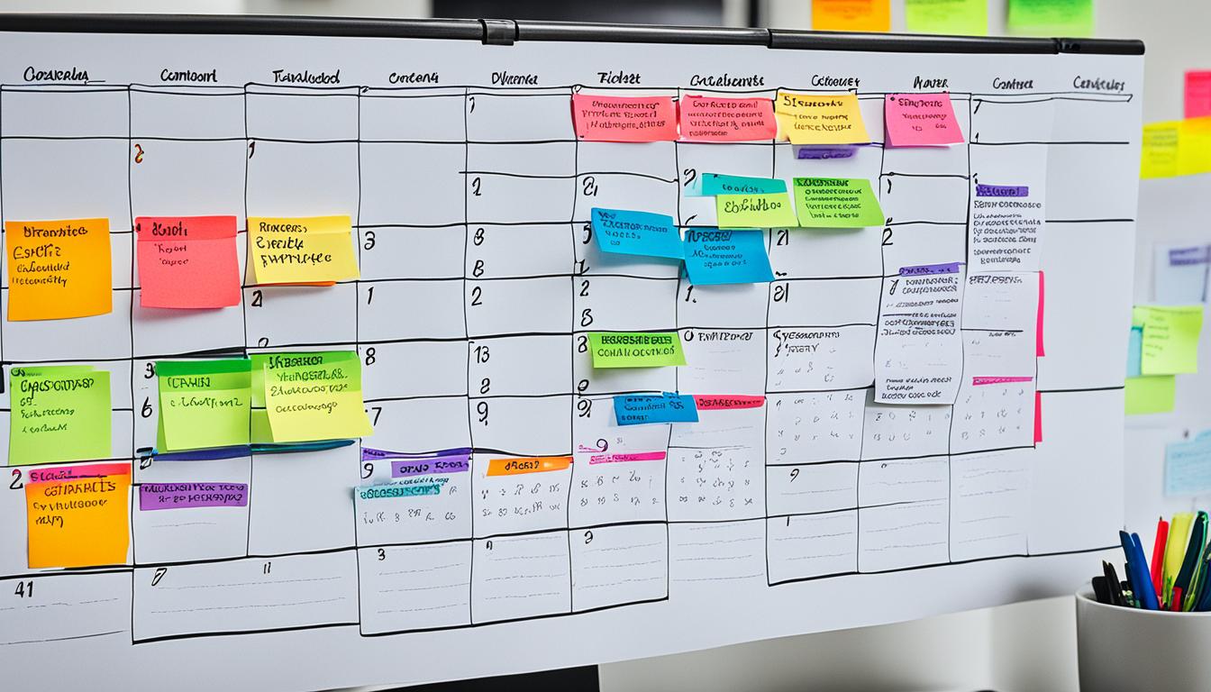 Implementing a content calendar for blogs