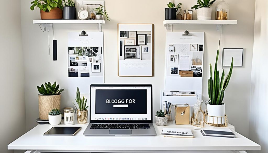 Small Space Blogging Setup