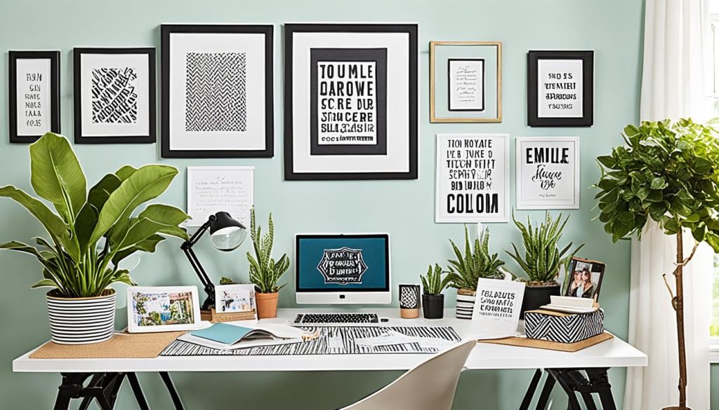 personalized office decor